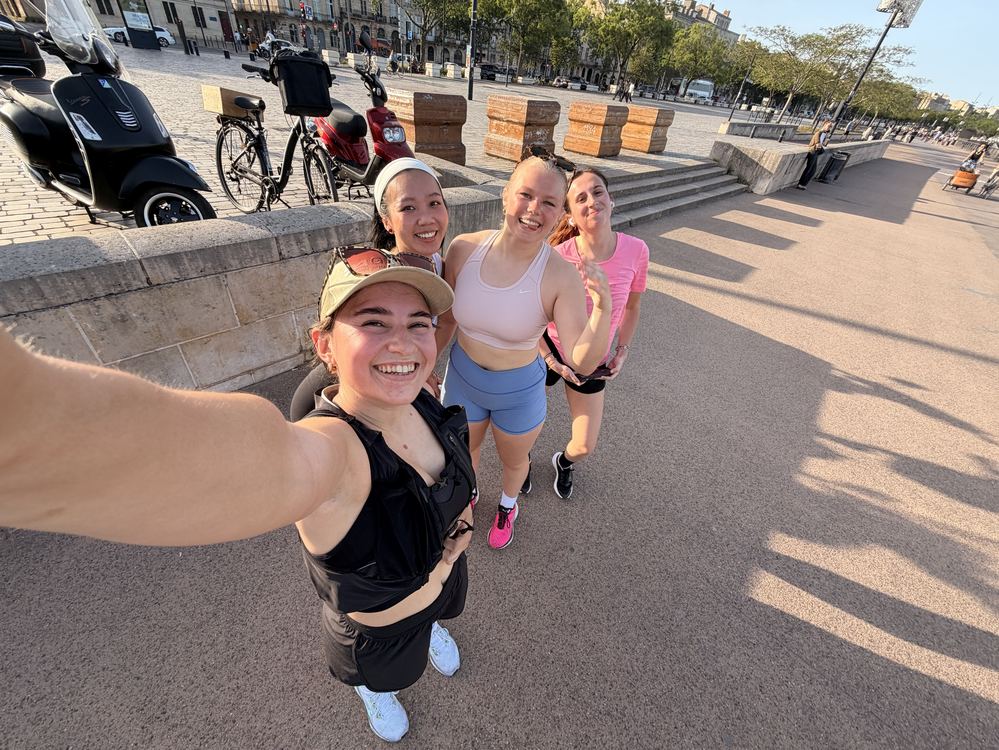 Run Club Les Bordelaises sur les quais de Bordeaux